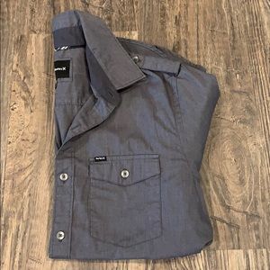 Hurley Sz. M Men’s long sleeve button down shirt